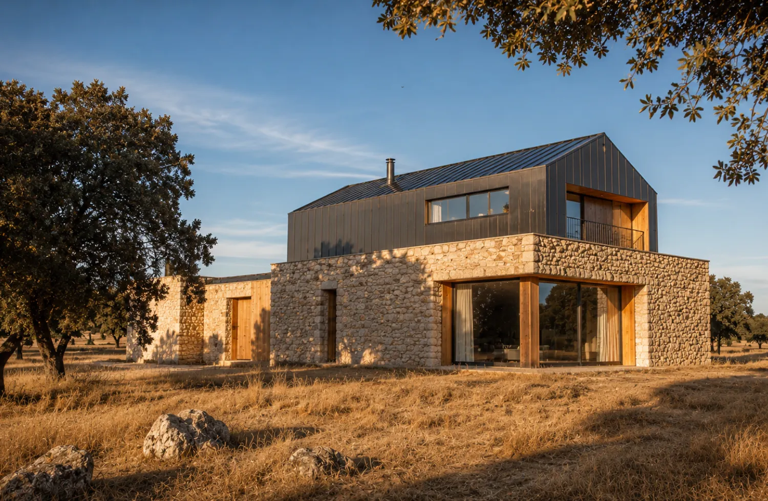 Casa de arquitectura rural contemporánea en la provincia de Burgos — Arqtico Norte