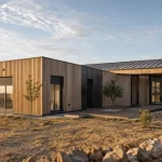 Casa modular de construcción industrializada en parcela de la provincia de Burgos